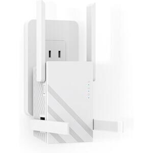 2025 1.2Gbps WiFi Extender Signal Booster, Up To 12880 Sq. Ft, Dual Band 5GHz/